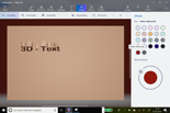 3D Text mit Effekten