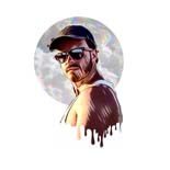 Cartoon mit Dripping Effekt